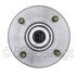 WE60802 by NTN - Wheel Bearing and Hub Assembly - Steel, Natural, with Wheel Studs