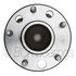 WE60844 by NTN - Wheel Bearing and Hub Assembly - Steel, Natural, with Wheel Studs