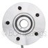 WE60869 by NTN - Wheel Bearing and Hub Assembly - Steel, Natural, with Wheel Studs