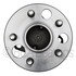 WE60871 by NTN - Wheel Bearing and Hub Assembly - Steel, Natural, with Wheel Studs