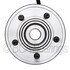 WE60853 by NTN - Wheel Bearing and Hub Assembly - Steel, Natural, with Wheel Studs