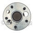 WE60886 by NTN - Wheel Bearing and Hub Assembly - Steel, Natural, with Wheel Studs