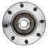 WE60884 by NTN - Wheel Bearing and Hub Assembly - Steel, Natural, with Wheel Studs