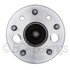 WE60905 by NTN - Wheel Bearing and Hub Assembly - Steel, Natural, with Wheel Studs