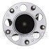 WE60921 by NTN - Wheel Bearing and Hub Assembly - Steel, Natural, with Wheel Studs