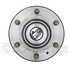 WE61022 by NTN - Wheel Bearing and Hub Assembly - Steel, Natural, with Wheel Studs