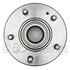 WE61026 by NTN - Wheel Bearing and Hub Assembly - Steel, Natural, with Wheel Studs