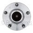 WE61013 by NTN - Wheel Bearing and Hub Assembly - Steel, Natural, with Wheel Studs