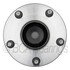 WE61082 by NTN - Wheel Bearing and Hub Assembly - Steel, Natural, with Wheel Studs