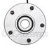 WE61134 by NTN - Wheel Bearing and Hub Assembly - Steel, Natural, with Wheel Studs