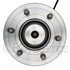 WE61114 by NTN - Wheel Bearing and Hub Assembly - Steel, Natural, with Wheel Studs