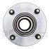 WE61143 by NTN - Wheel Bearing and Hub Assembly - Steel, Natural, with Wheel Studs