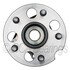 WE61166 by NTN - Wheel Bearing and Hub Assembly - Steel, Natural, with Wheel Studs