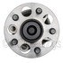 WE61206 by NTN - Wheel Bearing and Hub Assembly - Steel, Natural, with Wheel Studs