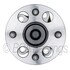 WE61237 by NTN - Wheel Bearing and Hub Assembly - Steel, Natural, with Wheel Studs