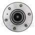 WE61261 by NTN - Wheel Bearing and Hub Assembly - Steel, Natural, with Wheel Studs