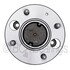 WE61278 by NTN - Wheel Bearing and Hub Assembly - Steel, Natural, with Wheel Studs