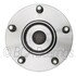 WE61315 by NTN - Wheel Bearing and Hub Assembly - Steel, Natural, with Wheel Studs