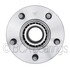 WE61369 by NTN - Wheel Bearing and Hub Assembly - Steel, Natural, with Wheel Studs