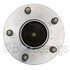 WE61439 by NTN - Wheel Bearing and Hub Assembly - Steel, Natural, with Wheel Studs