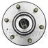 WE61441 by NTN - Wheel Bearing and Hub Assembly - Steel, Natural, with Wheel Studs