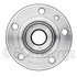 WE61436 by NTN - Wheel Bearing and Hub Assembly - Steel, Natural, without Wheel Studs