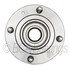 WE61455 by NTN - Wheel Bearing and Hub Assembly - Steel, Natural, with Wheel Studs