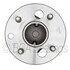 WE61449 by NTN - Wheel Bearing and Hub Assembly - Steel, Natural, with Wheel Studs