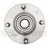 WE61466 by NTN - Wheel Bearing and Hub Assembly - Steel, Natural, with Wheel Studs