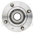 WE61459 by NTN - Wheel Bearing and Hub Assembly - Steel, Natural, with Wheel Studs