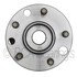 WE61483 by NTN - Wheel Bearing and Hub Assembly - Steel, Natural, with Wheel Studs