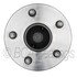 WE61484 by NTN - Wheel Bearing and Hub Assembly - Steel, Natural, with Wheel Studs