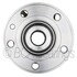 WE61492 by NTN - Wheel Bearing and Hub Assembly - Steel, Natural, without Wheel Studs