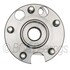 WE61497 by NTN - Wheel Bearing and Hub Assembly - Steel, Natural, with Wheel Studs