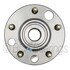 WE61498 by NTN - Wheel Bearing and Hub Assembly - Steel, Natural, with Wheel Studs