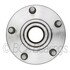WE61513 by NTN - Wheel Bearing and Hub Assembly - Steel, Natural, with Wheel Studs