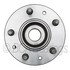 WE61521 by NTN - Wheel Bearing and Hub Assembly - Steel, Natural, with Wheel Studs