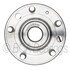 WE61541 by NTN - Wheel Bearing and Hub Assembly - Steel, Natural, with Wheel Studs