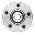 WE61554 by NTN - Wheel Bearing and Hub Assembly - Steel, Natural, with Wheel Studs