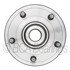 WE61567 by NTN - Wheel Bearing and Hub Assembly - Steel, Natural, with Wheel Studs