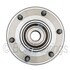 WE61580 by NTN - Wheel Bearing and Hub Assembly - Steel, Natural, with Wheel Studs