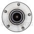 WE61627 by NTN - Wheel Bearing and Hub Assembly - Steel, Natural, with Wheel Studs