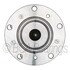 WE61623 by NTN - Wheel Bearing and Hub Assembly - Steel, Natural, without Wheel Studs