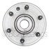 WE61626 by NTN - Wheel Bearing and Hub Assembly - Steel, Natural, with Wheel Studs