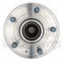 WE61647 by NTN - Wheel Bearing and Hub Assembly - Steel, Natural, with Wheel Studs