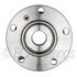 WE61641 by NTN - Wheel Bearing and Hub Assembly - Steel, Natural, without Wheel Studs