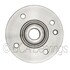 WE61653 by NTN - Wheel Bearing and Hub Assembly - Steel, Natural, without Wheel Studs