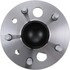 WE60723 by NTN - Wheel Bearing and Hub Assembly - Steel, Natural, with Wheel Studs