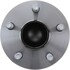 WE60761 by NTN - Wheel Bearing and Hub Assembly - Steel, Natural, with Wheel Studs