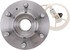 WE61536 by NTN - Wheel Bearing and Hub Assembly - Steel, Natural, with Wheel Studs